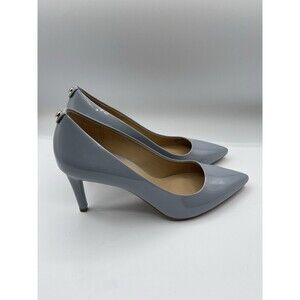 Michael Kors Pumps Women Blue Patten Leather Preppy Boho Wedding Work Sz 10 New